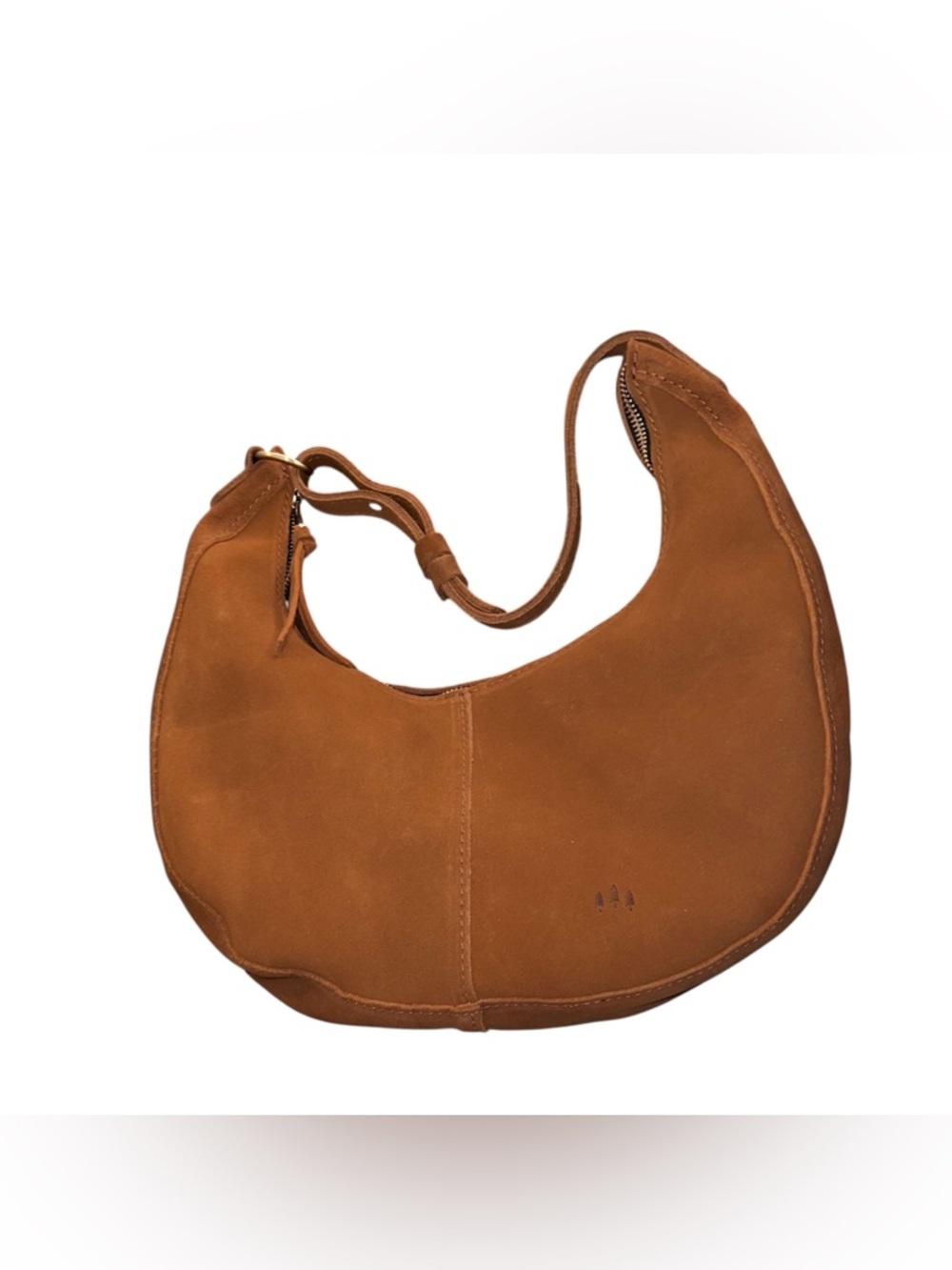 Portland Leather Suede Hobo Bag in Jackson brown - Picture 6 of 6